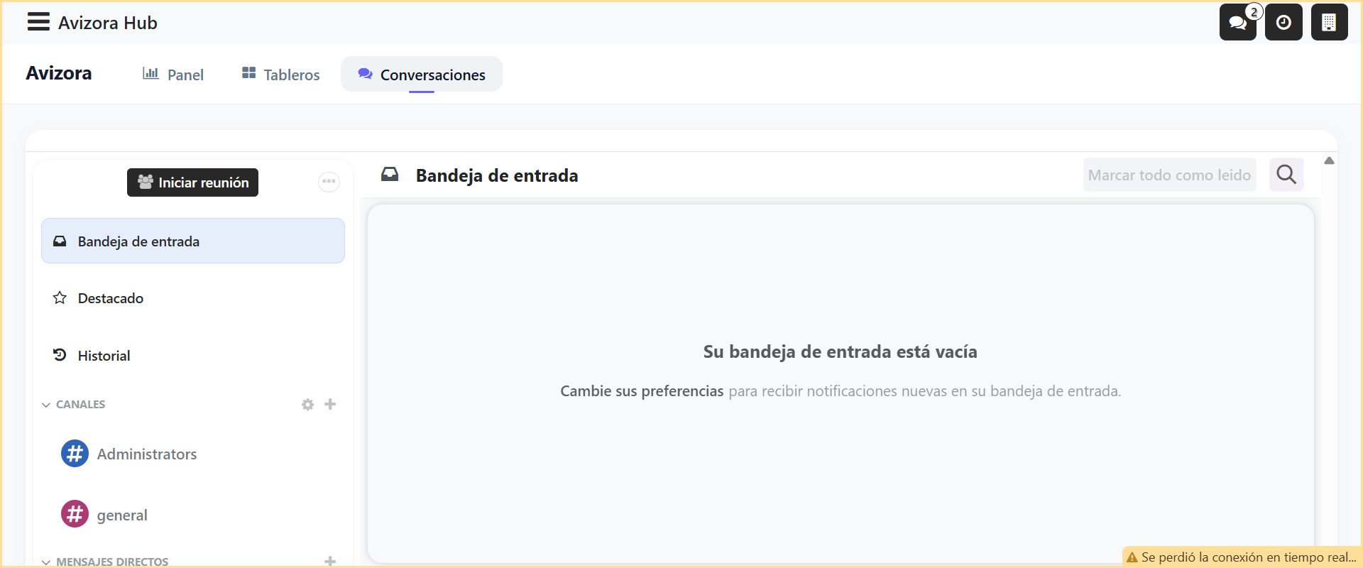Conversaciones en el Hub